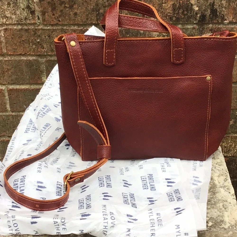 Portland Leather Goods MINI CROSSBODY TOTE - Picture 3 of 6